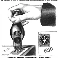 An illustration from Scientific American, Vol. 10, No. 9 (1864) (1864)