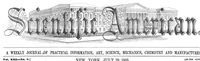 An illustration from Scientific American, Vol. 13, No. 5 (1865) (1865)