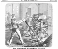 An illustration from Scientific American, Vol. 31, No. 16 (1874) (1874)