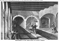 An illustration from Scientific American, Vol. 33, No. 6 (1875) (1875)