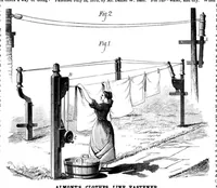 An illustration from Scientific American, Vol. 35, No. 11 (1876) (1876)