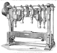 An illustration from Scientific American, Vol. 35, No. 15 (1876) (1876)