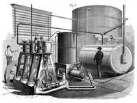 An illustration from Scientific American, Vol. 37, No. 7 (1877) (1877)