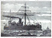 An illustration from Scientific American, Vol. 38, No. 8 (1878) (1878)