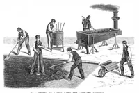 An illustration from Scientific American, Vol. 39, No. 5 (1878) (1878)