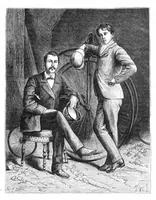 An illustration from Scientific American, Vol. 39, No. 6 (1878) (1878)