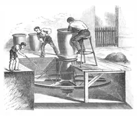 An illustration from Scientific American, Vol. 40, No. 15 (1879) (1879)
