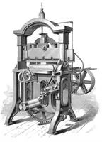 An illustration from Scientific American, Vol. 43, No. 8 (1880) (1880)