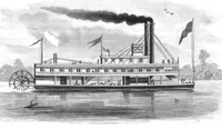 An illustration from Scientific American, Vol. 44, No. 8 (1881) (1881)