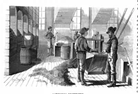 An illustration from Scientific American, Vol. 44, No. 9 (1881) (1881)