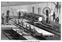 An illustration from Scientific American, Vol. 45, No. 7 (1881) (1881)
