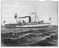 An illustration from Scientific American, Vol. 46, No. 6 (1882) (1882)