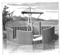 An illustration from Scientific American, Vol. 46, No. 23 (1882) (1882)
