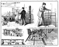 An illustration from Scientific American, Vol. 49, No. 15 (1883) (1883)