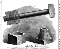An illustration from Scientific American, Vol. 50, No. 3 (1884) (1884)