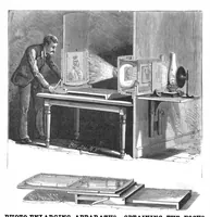 An illustration from Scientific American, Vol. 50, No. 6 (1884) (1884)
