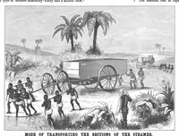 An illustration from Scientific American, Vol. 50, No. 16 (1884) (1884)