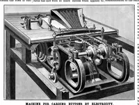 An illustration from Scientific American, Vol. 54, No. 6 (1886) (1886)