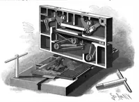 An illustration from Scientific American, Vol. 56, No. 4 (1887) (1887)