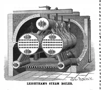 An illustration from Scientific American, Vol. 58, No. 7 (1888) (1888)