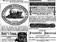 An illustration from Scientific American, Vol. 59, No. 6 (1888) (1888)