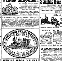 An illustration from Scientific American, Vol. 64, No. 2 (1891) (1891)