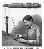 An illustration from Scientific American, Vol. 83, No. 6 (1900) (1900)