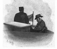 An illustration from Scientific American, Vol. 83, No. 6 (1900) (1900)