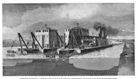 An illustration from Scientific American, Vol. 83, No. 15 (1900) (1900)