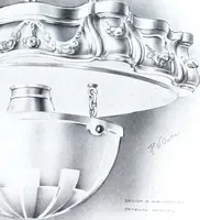 An illustration from Semi-indirect lighting with a new unit practical for any purpose : that is more efficient than any other lighting unit on the market (1920)