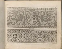 Picture 2 of 17 from Newes Modelbuch in Kupffer gemacht, darinen aller hand Arth newer Model von dun, mittel vnd dick aussgeschnidener Arbeit auch andern kunstlichen Neh werck zu gebrauchen. (1604), leaf 16