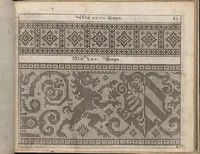 Picture 7 of 17 from Newes Modelbuch in Kupffer gemacht, darinen aller hand Arth newer Model von dun, mittel vnd dick aussgeschnidener Arbeit auch andern kunstlichen Neh werck zu gebrauchen. (1604), leaf 33
