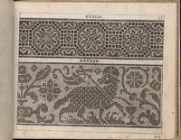 Picture 9 of 17 from Newes Modelbuch in Kupffer gemacht, darinen aller hand Arth newer Model von dun, mittel vnd dick aussgeschnidener Arbeit auch andern kunstlichen Neh werck zu gebrauchen. (1604), leaf 40