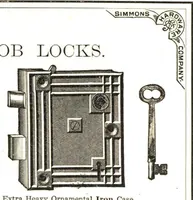 An illustration from Builder's hardware : fine locks, artistic designs, in door and window trimmings. (1903)