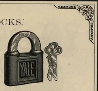 An illustration from Builder's hardware: fine locks, artistic designs in door and window trimmings. (1903)