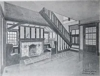 An illustration from Some small houses : illustrated with frontispiece in colour and 90 reproductions ... (1908)