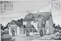 An illustration from Some small houses : illustrated with frontispiece in colour and 90 reproductions ... (1908)