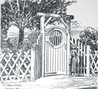 An illustration from Some small houses : illustrated with frontispiece in colour and 90 reproductions ... (1908)