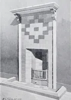 An illustration from Some small houses : illustrated with frontispiece in colour and 90 reproductions ... (1908)