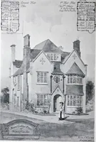 An illustration from Some small houses : illustrated with frontispiece in colour and 90 reproductions ... (1908)