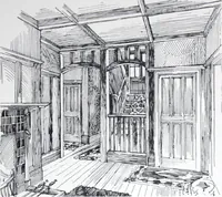 An illustration from Some small houses : illustrated with frontispiece in colour and 90 reproductions ... (1908)