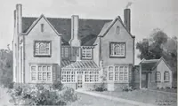 An illustration from Some small houses : illustrated with frontispiece in colour and 90 reproductions ... (1908)