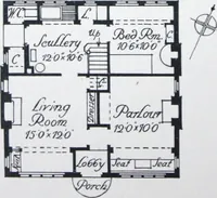 Picture 77 of 108 from Some small houses : illustrated with frontispiece in colour and 90 reproductions ... (1908), leaf 75