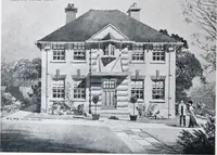 An illustration from Some small houses : illustrated with frontispiece in colour and 90 reproductions ... (1908)