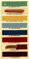 An illustration from Stag brand semi-paste paint. (1920)