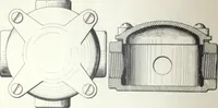 An illustration from Standard and water-tight boxes for all electrical installation purposes (1908)