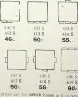 An illustration from Standard and water-tight boxes for all electrical installation purposes (1908)