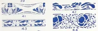 An illustration from Stencils & stencil materials / designed and printed by the Adv. Department of the Sherwin-Williams Co. (1910)