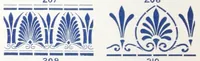 An illustration from Stencils & stencil materials / designed and printed by the Adv. Department of the Sherwin-Williams Co. (1910)