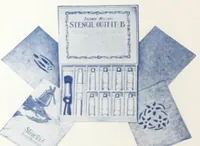 An illustration from Stencils & stencil materials / designed and printed by the Adv. Department of the Sherwin-Williams Co. (1910)